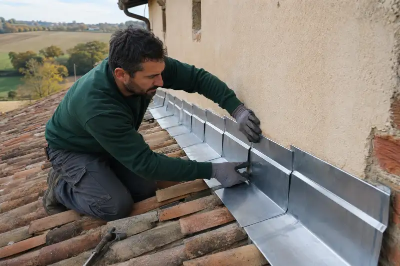 Gouttière zinc, aluminium et PVC comparées côte à côte